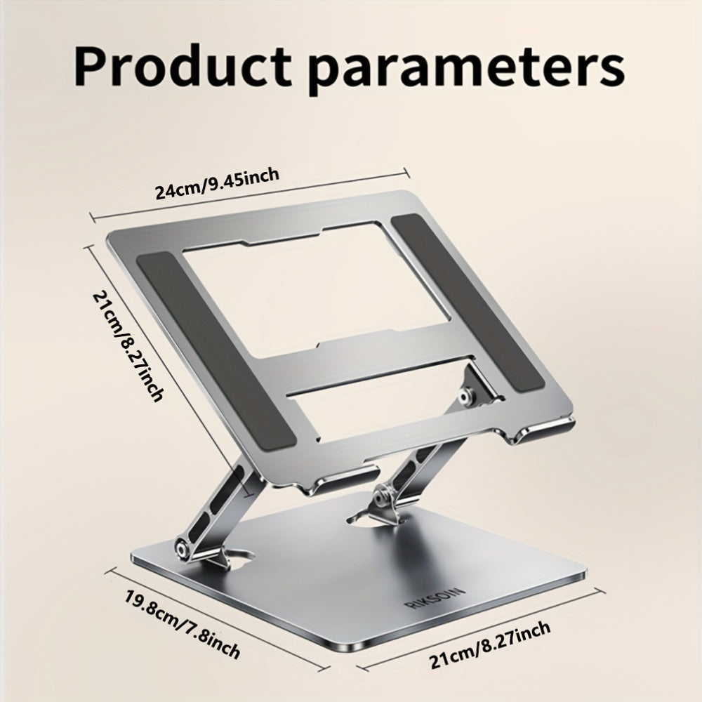 Adjustable Alloy Projector Stand with Phone and Remote Holders for Home and Outdoor Cinemas