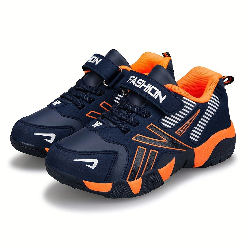 14 yoshgacha bo'lgan o'g'il va qizlar uchun bolalar moda krossovkalari. Matodan yuqori qismi, EVA tagligi, dumaloq barmoq va sirpanmaydigan dizaynga ega pastki bog'ichli sport poyabzallari. Kundalik kiyim uchun mos.