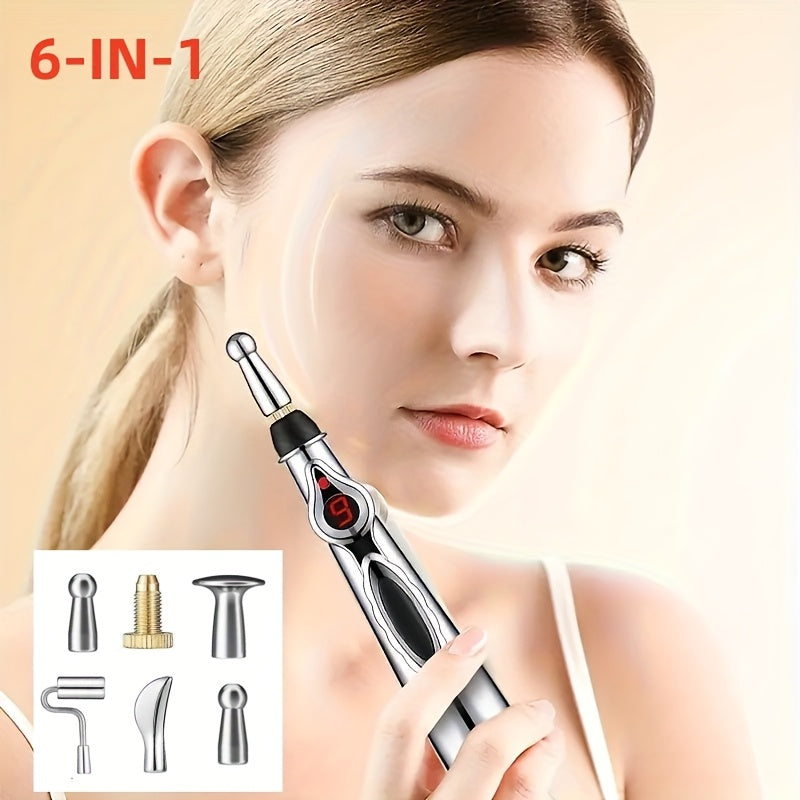 Swoson ko'p funksiyali massaj qalam 9 rejimda, bo'yin, orqa va bel uchun almashtiriladigan boshlar bilan. Uyda foydalanish uchun portativ aqlli qurilma, keksa avlod uchun ideal sovg'a.