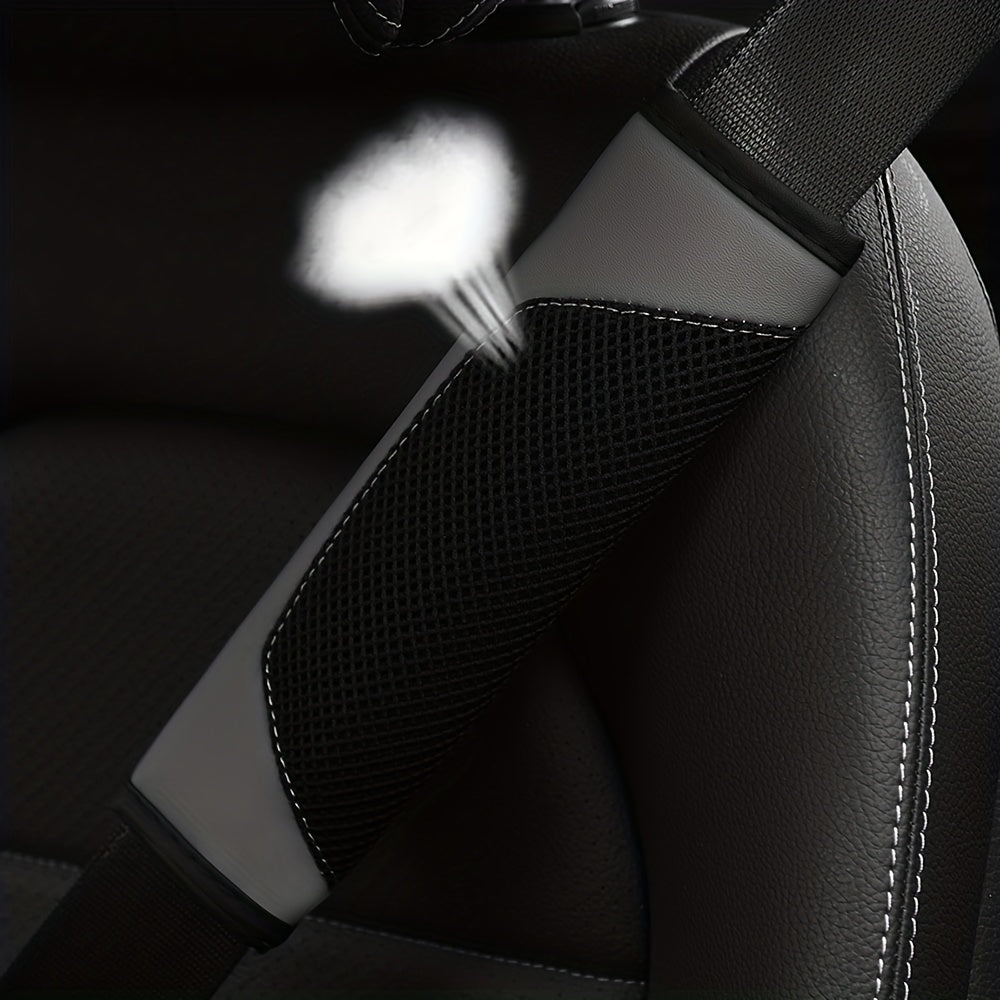 Women's Breathable Mesh Car Seat Belt Shoulder Cover Soft Comfortable Protector