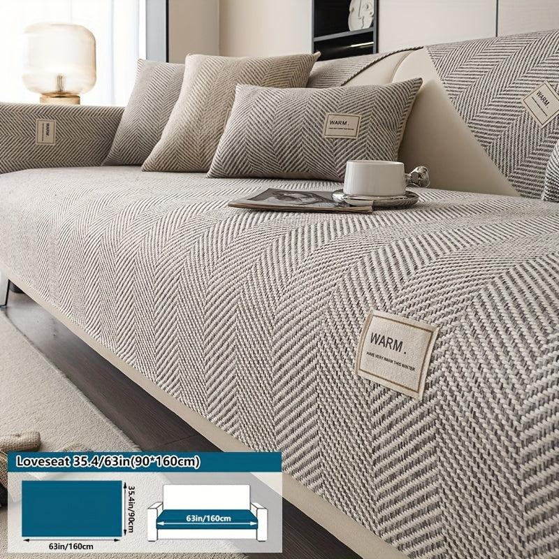 Чехол на диван из полиэстера в стиле бохо-шик для кресел и диванов, противоскользящий, безопасный для домашних животных, моющийся в машине