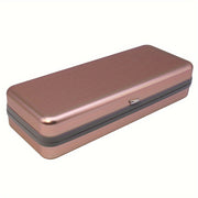 Women's Aluminum Eyeglass Case Multi-Pair Storage Portable Glasses Holder