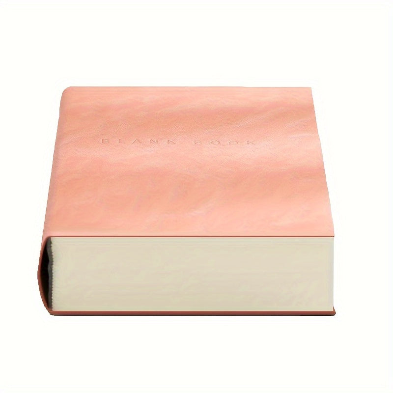 A5 Faux Leather Notebook 760 Pages Minimalist Soft Cover Sketch Doodle College Adults