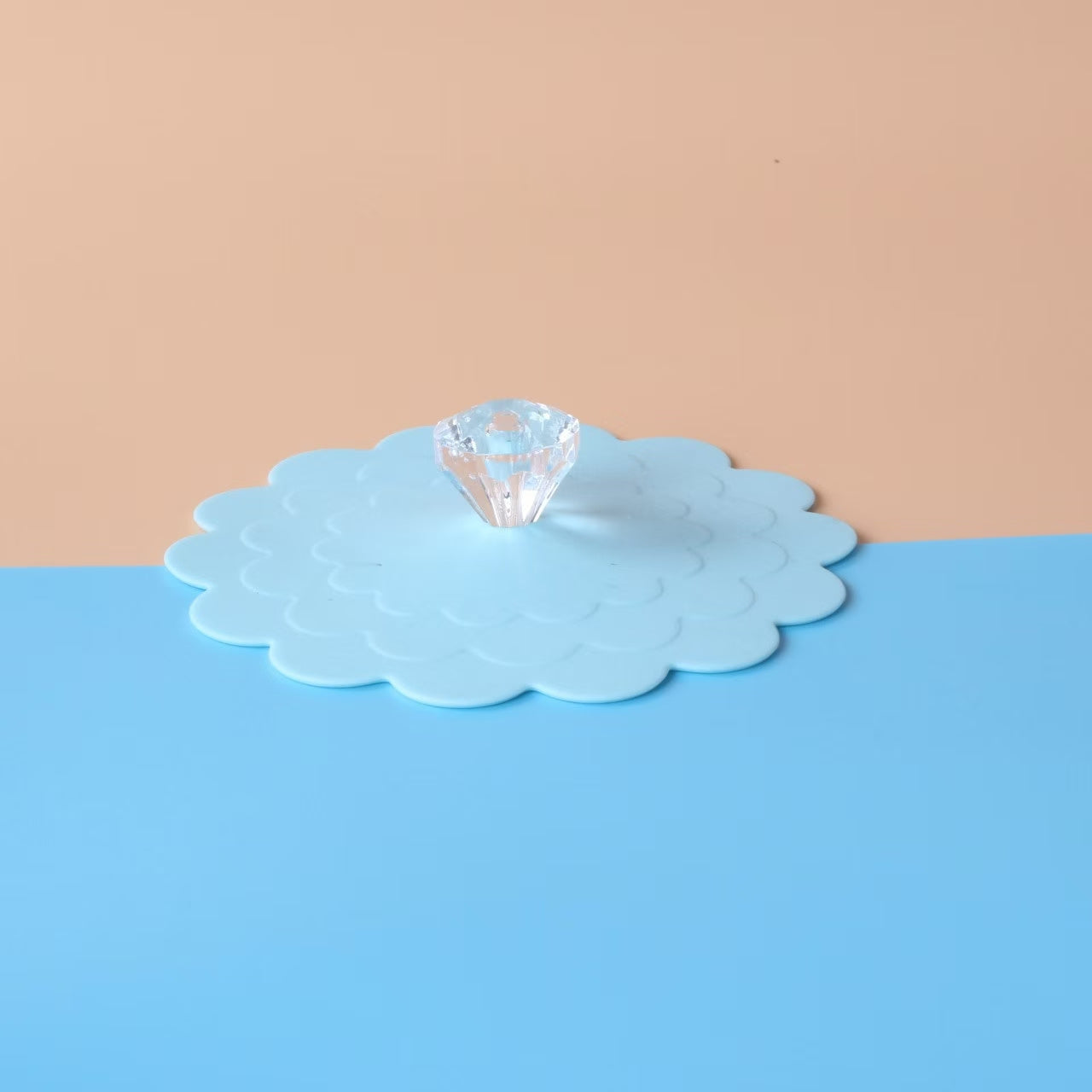 Silicone Cartoon Cup Lid for Mason Jars Cans and Bottles Blue Gray Pink Reusable Dust-Proof