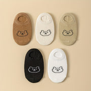 5 ta sevimli ayiq naqshli bilak sochlari yoshlar uchun yumshoq, cho'ziluvchan polyester aralashmasidan. Mashinada yuvish mumkin va barcha fasllar uchun mos. Jigarrang, bej, oq va qora ranglarda mavjud.