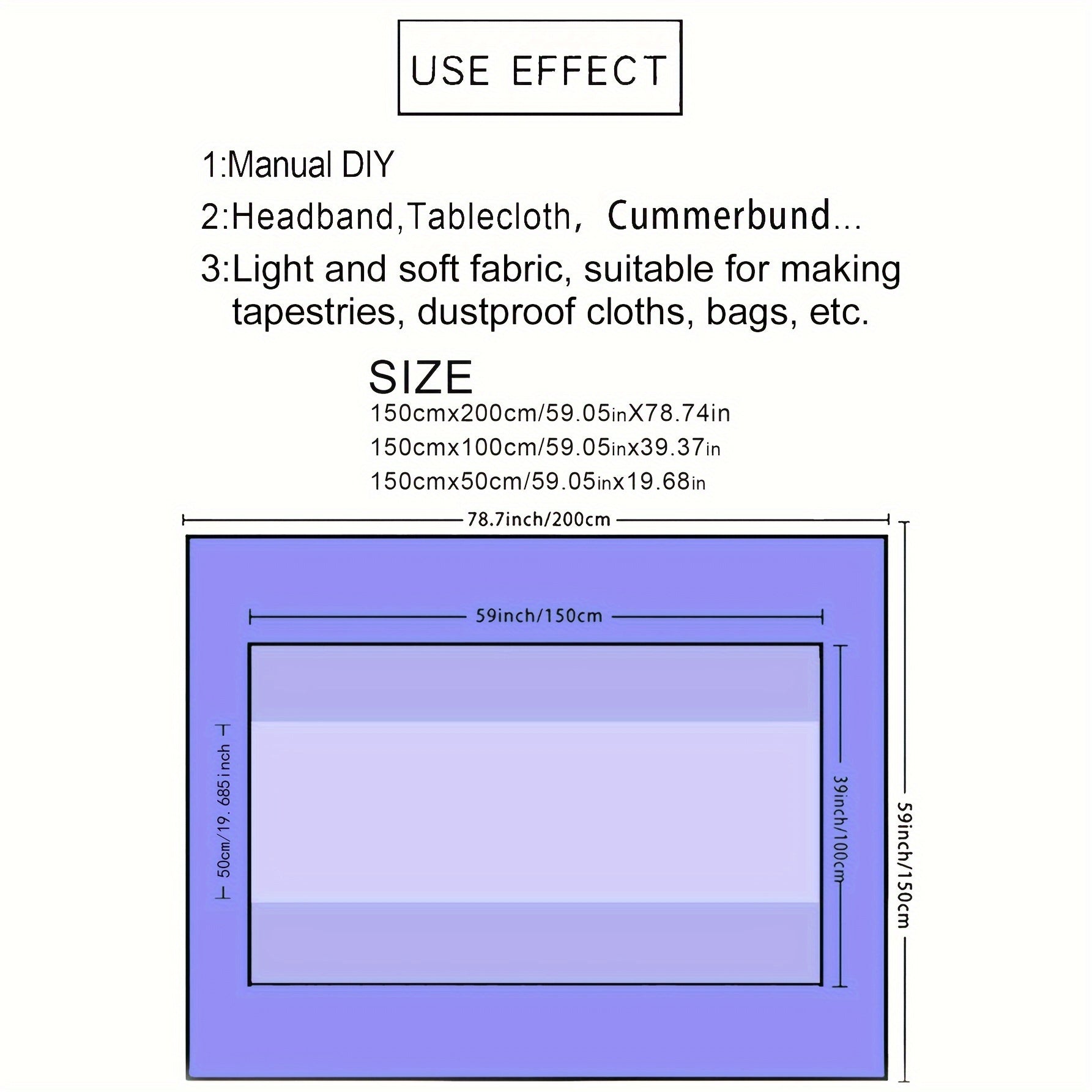 DIY Fabric with 3D Floral Design Polyester Precuts for Crafts and Home Decor
