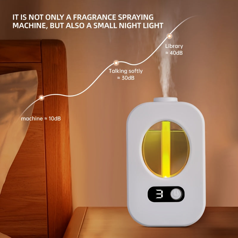 USB Rechargeable Aromatherapy Diffuser with Night Light Wall Mount or Stand