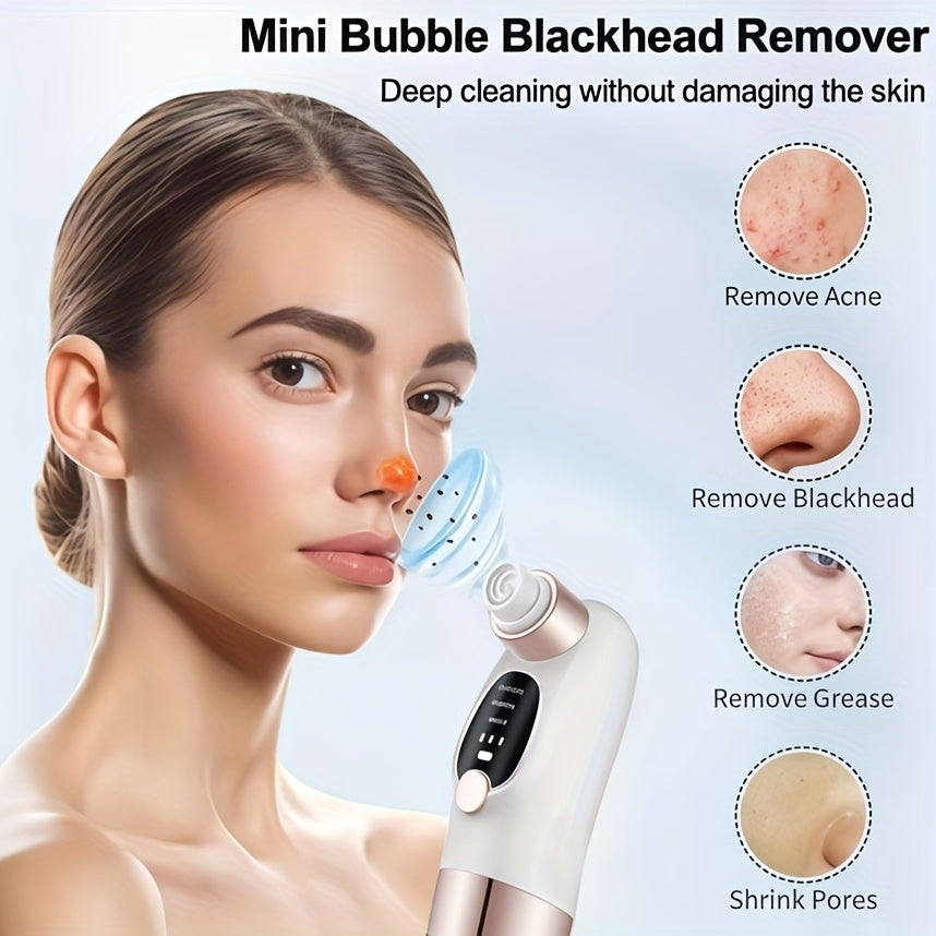 Erkaklar va ayollar uchun 3 tortish darajasi va 6 ta prob bilan qora nuqta olib tashlash uchun vakuum