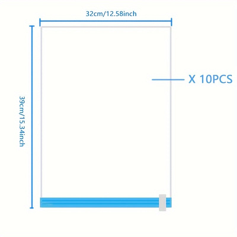 Small Vacuum Compression Storage Bags 10 Pieces Space-Saving Travel Organizer