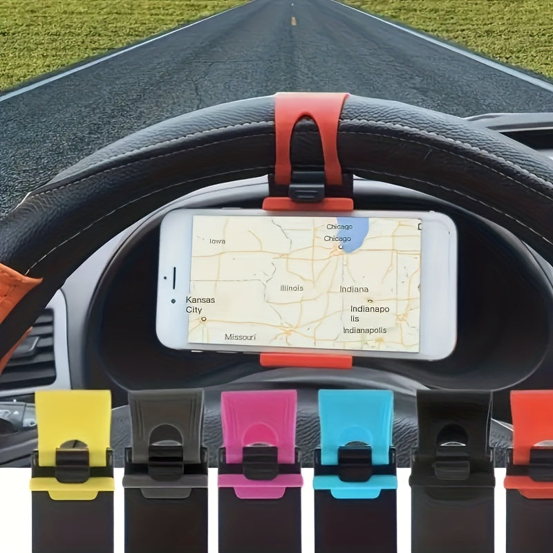 Universal avtomobil boshqaruv g'ildiragi telefon uchun moslamali o'rnatish uchun sozlanadigan montaj