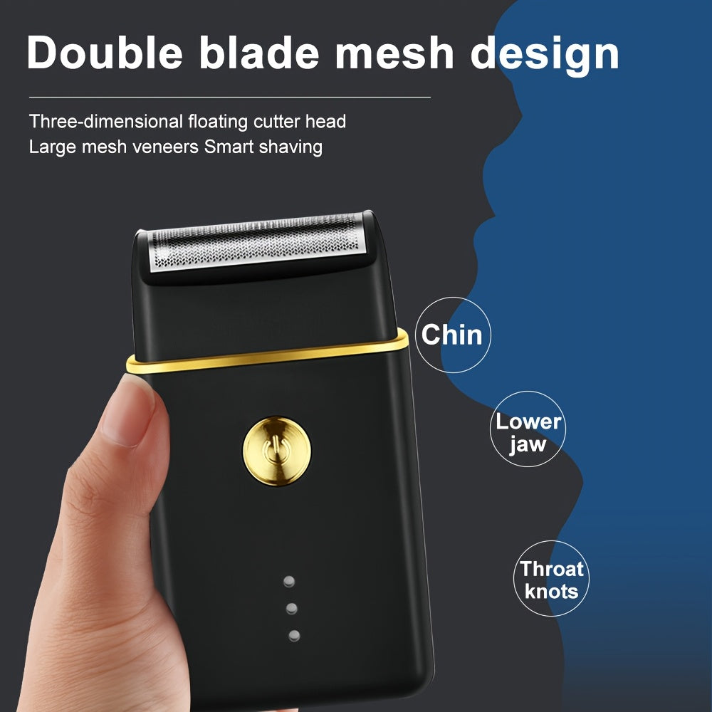 3-piece professional hair clipper trimmer set with USB rechargeable LCD display electric razor T-shape blade hair dryer