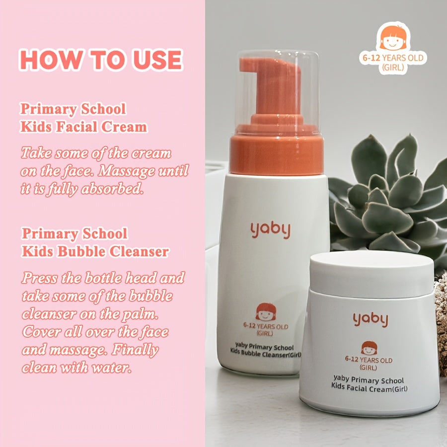Facial Skincare Kit for Teenagers 6-12 Includes 2 Pieces for Daily Use and Gifts