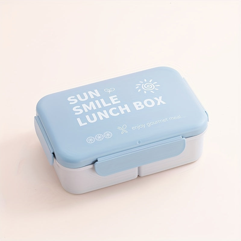 Square Leak-Proof Lunch Box Food-Grade Plastic Microwave Safe for Kids and Adults