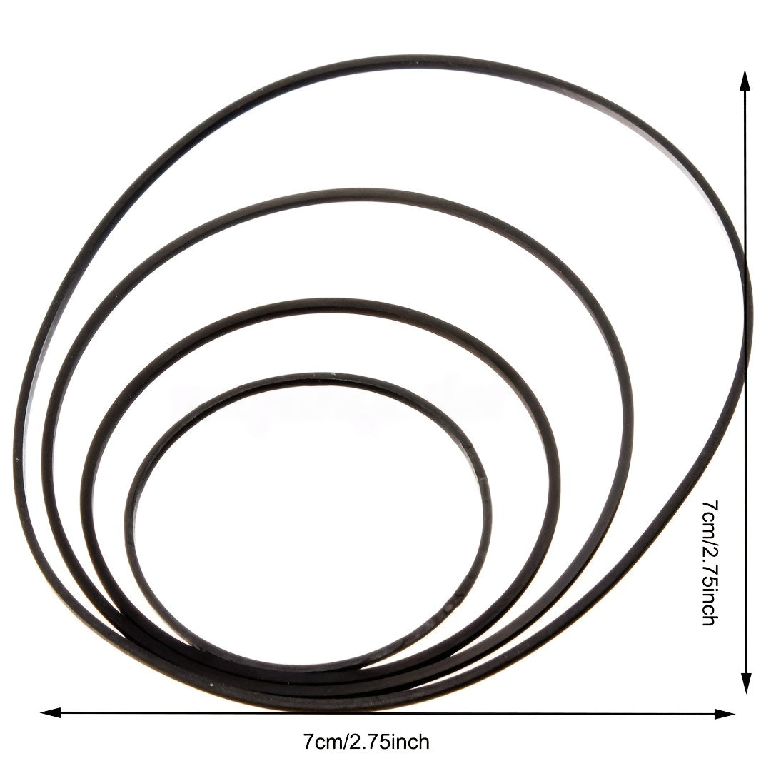 20 Pack Rubber Belts for DVD CD Cassette Recorder Repair Maintenance 25mm-100mm