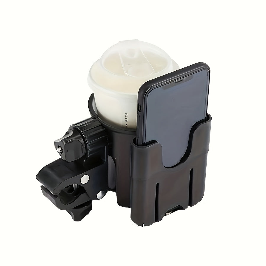 Stroller Cup Holder Phone Holder Combo Water Bottle Holder for Strollers