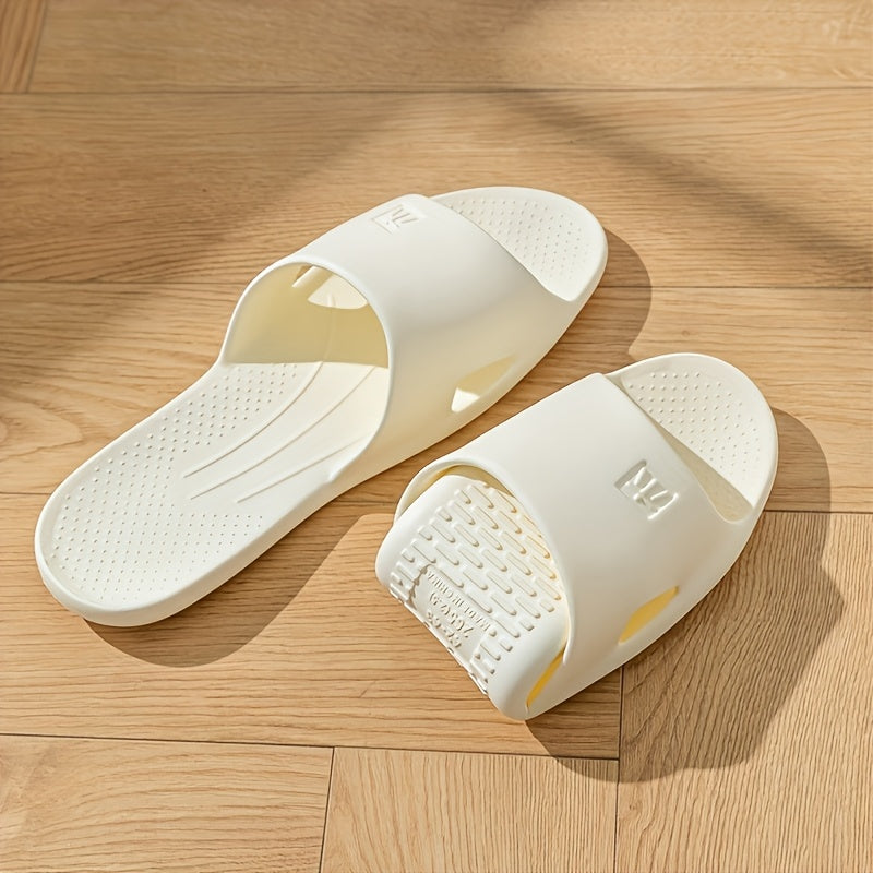 Women's Casual EVA Bathroom Slippers Slip-On Indoor Shower Shoes