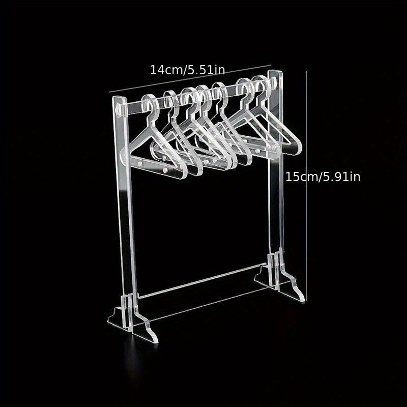 Handcrafted Polymer Clay Earring Holder Stand with Acrylic Tabletop Hanger for Jewelry Display