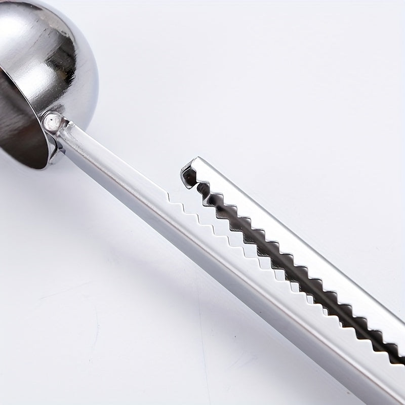 Stainless Steel Coffee Scoop with Clip, Measuring and Sealing for Coffee Beans