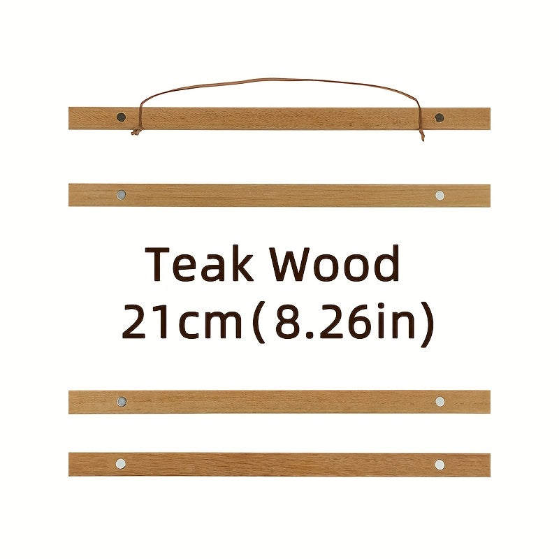 Деревянные магнитные зажимы для подвешивания постеров, холстов и фотографий.