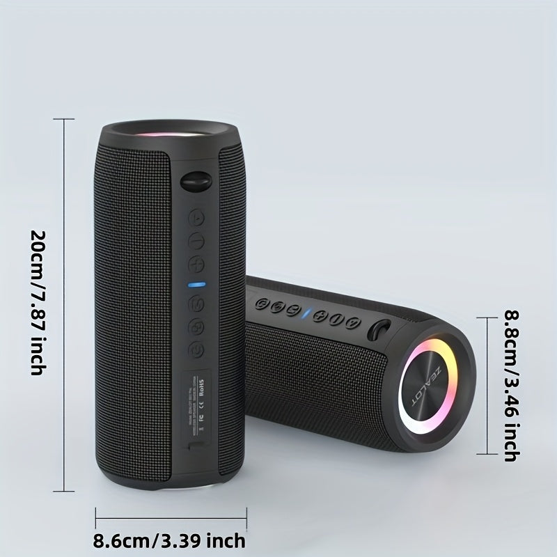 Altavoz inalámbrico portátil de alta potencia con iluminación RGB, 40W, batería de 5200mAh