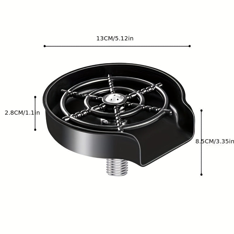 Set of 3 Kitchen Cleaning Tools Including Bottle Brush Glass Cleaner and Sink Brush