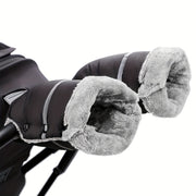 Guantes para cochecito de bebé para niños, impermeables, a prueba de viento, cubiertas de reposabrazos para invierno para carritos