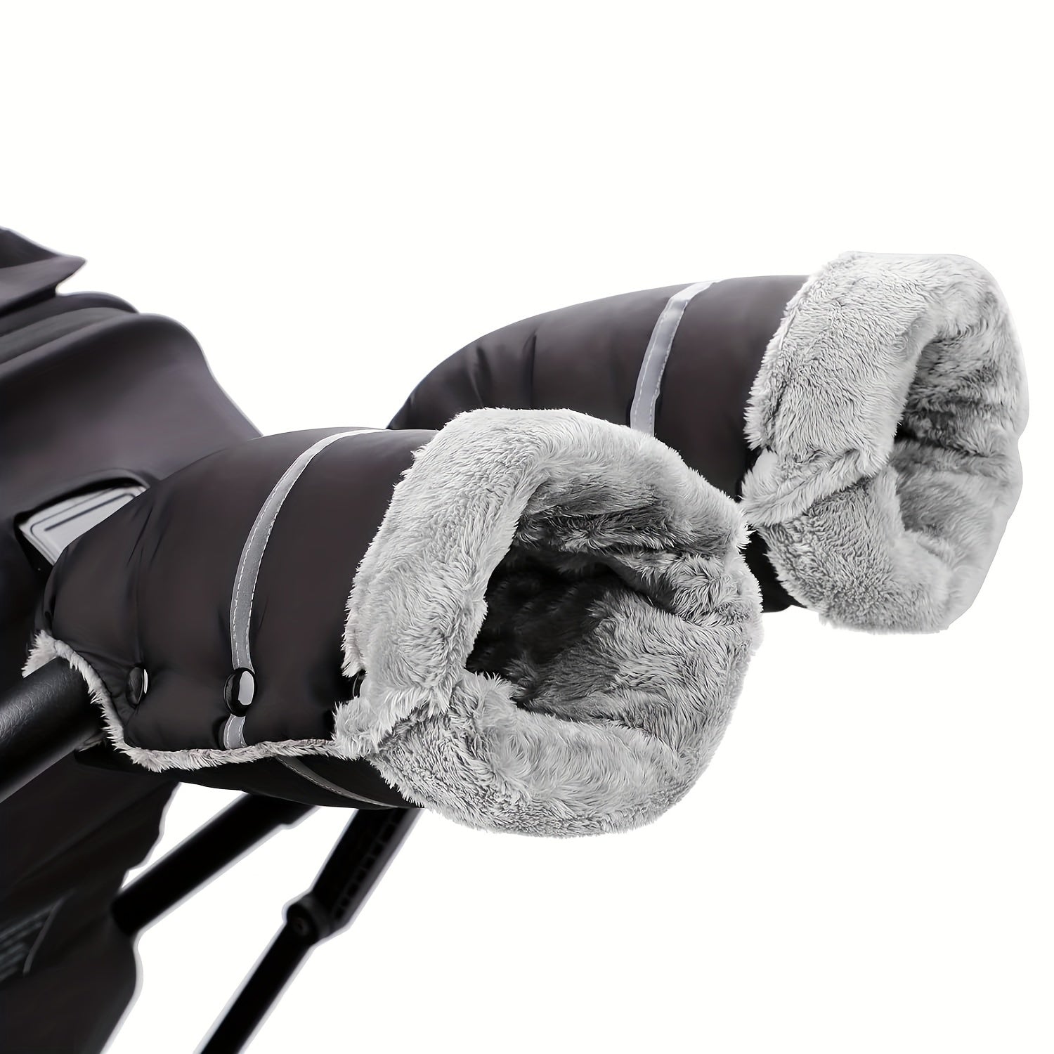 Guantes para cochecito de bebé para niños, impermeables, a prueba de viento, cubiertas de reposabrazos para invierno para carritos
