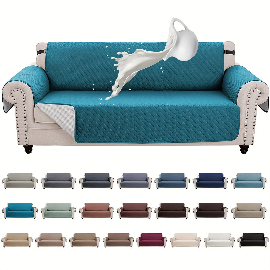 Anti-Slip Pet-Friendly Sofa Cover for Armchair, Loveseat, and Sectional in Modern Polyester