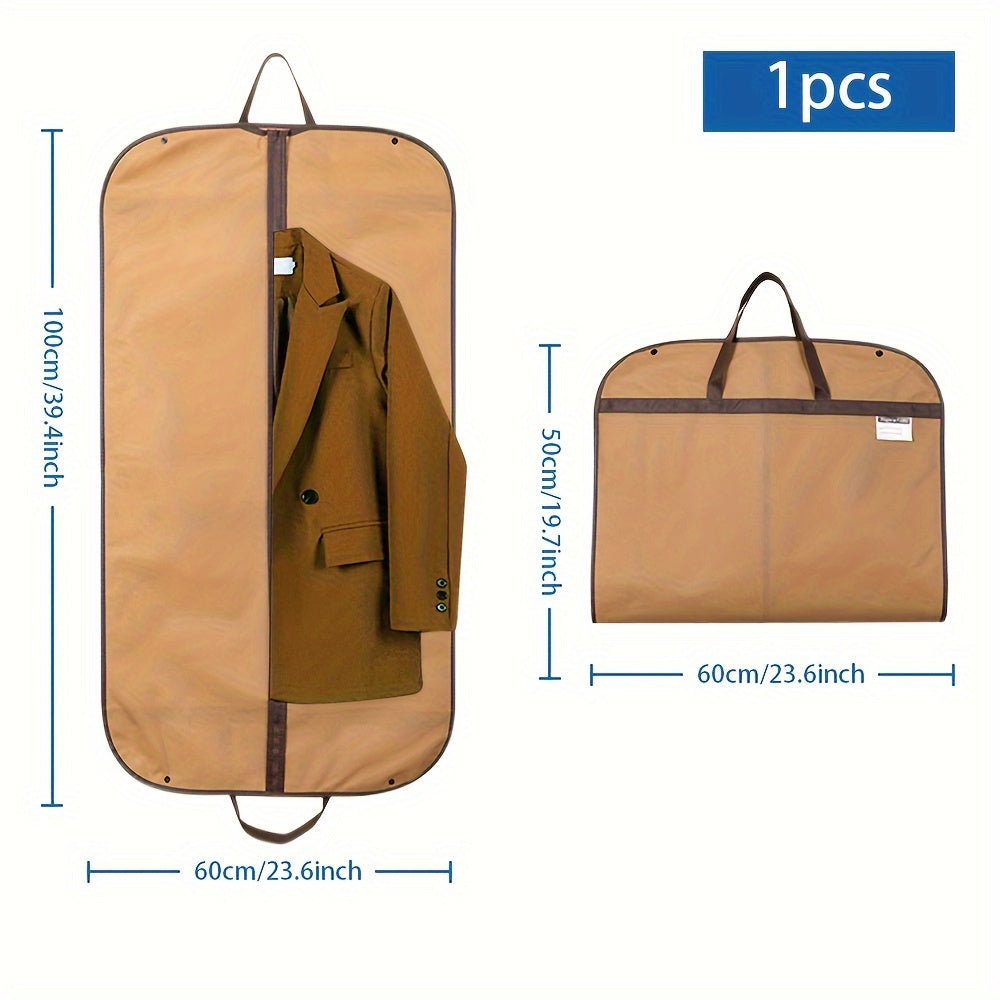 Cloth Storage Bag with Zipper Portable Foldable Dustproof Clothes Organizer