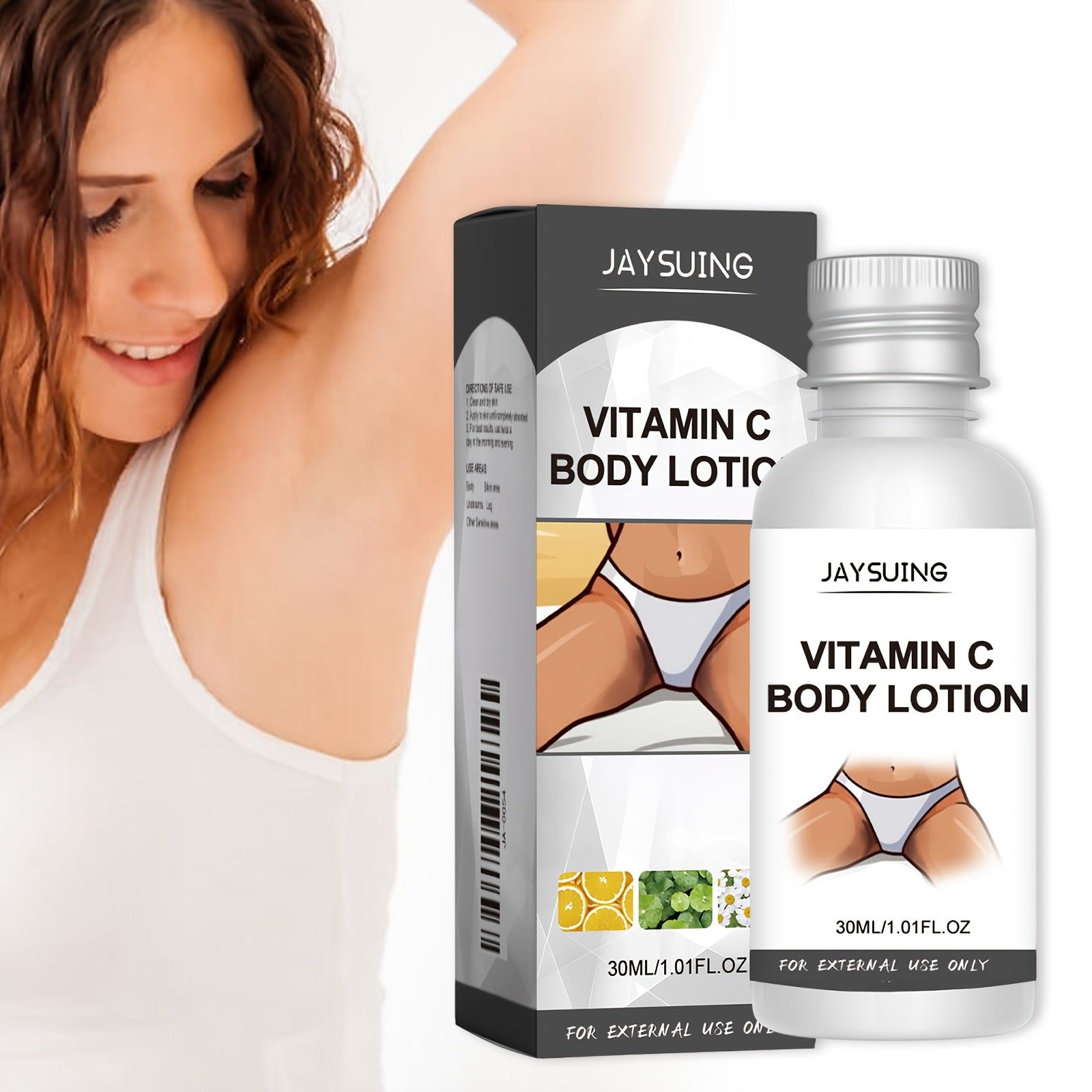 Crema ligera diaria para mujeres en color beige claro para áreas íntimas, axilas, rostro