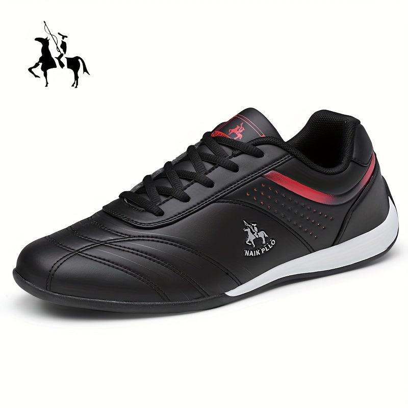 Men's Lightweight Breathable Microfiber Sneakers for Outdoor Running and Casual Wear