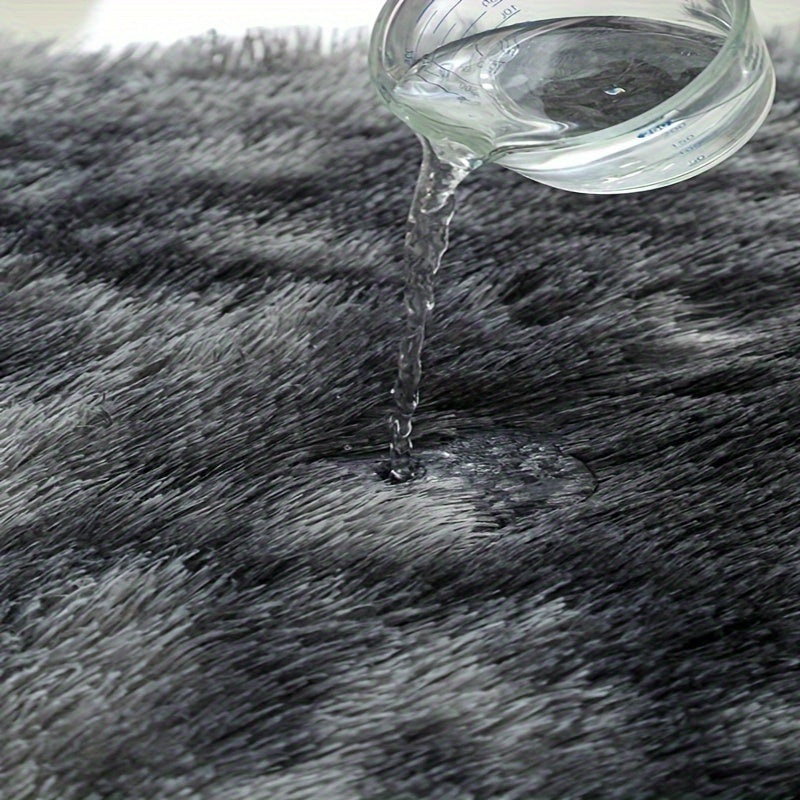 Soft Skin-Friendly Tie-Dye Shag Area Rug 119x160cm for Living Room Bedroom