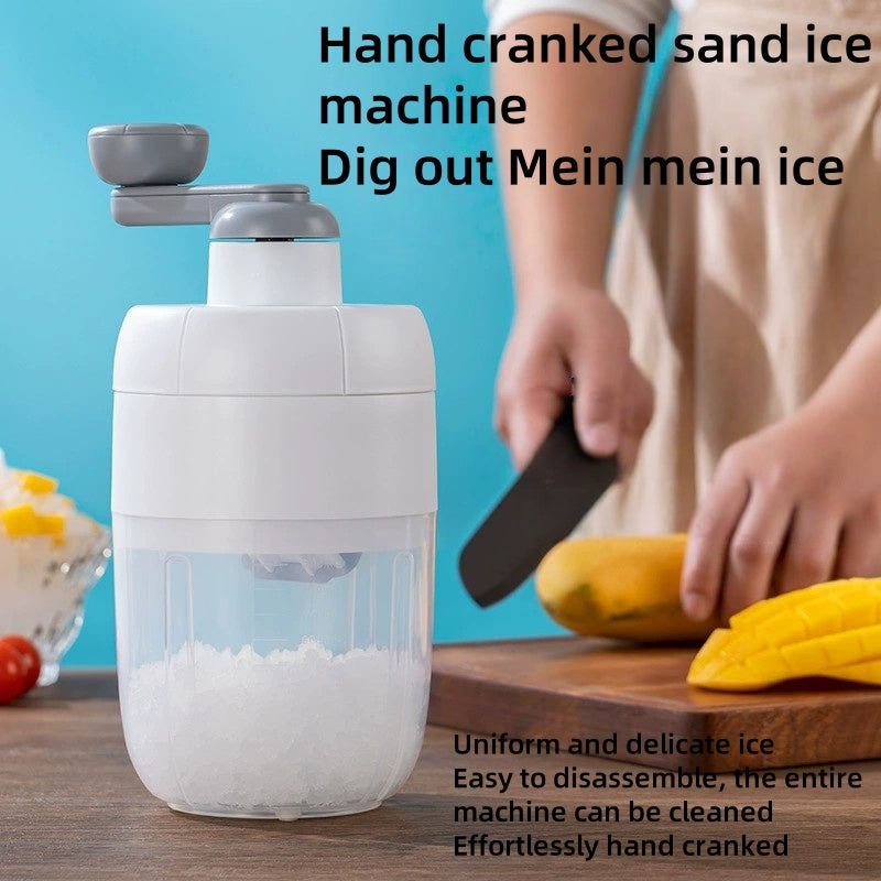 Rallador de hielo de acero inoxidable para dulces caseros, helados, cócteles, fácil de usar