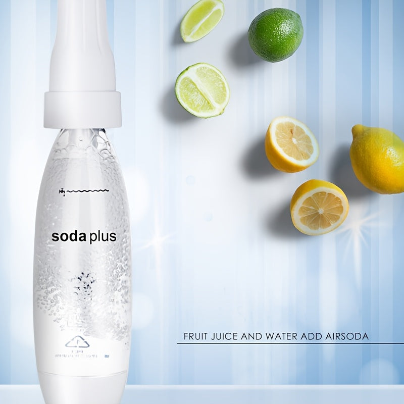 Portable soda maker for homemade carbonated beverages 0.98-9.08 L capacity dual gas system non-electric for sodas and juices