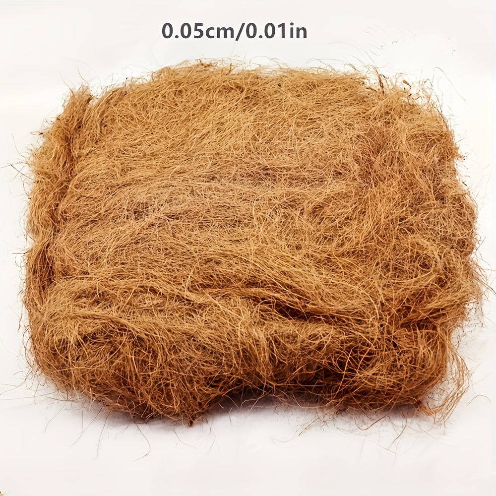 100g Natural Coconut Fiber for Bird Nests DIY Crafts Green Plants