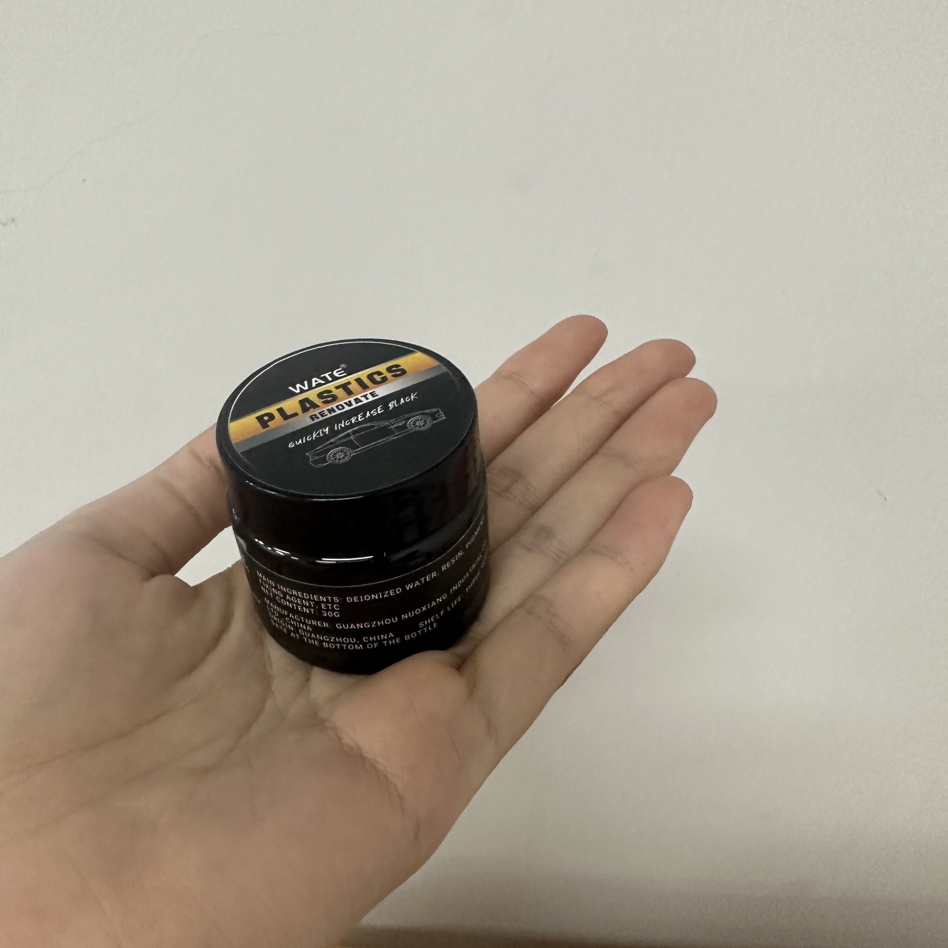 Auto Plastic Restoration Wax Crystal Clear Coating for Interior and Exterior