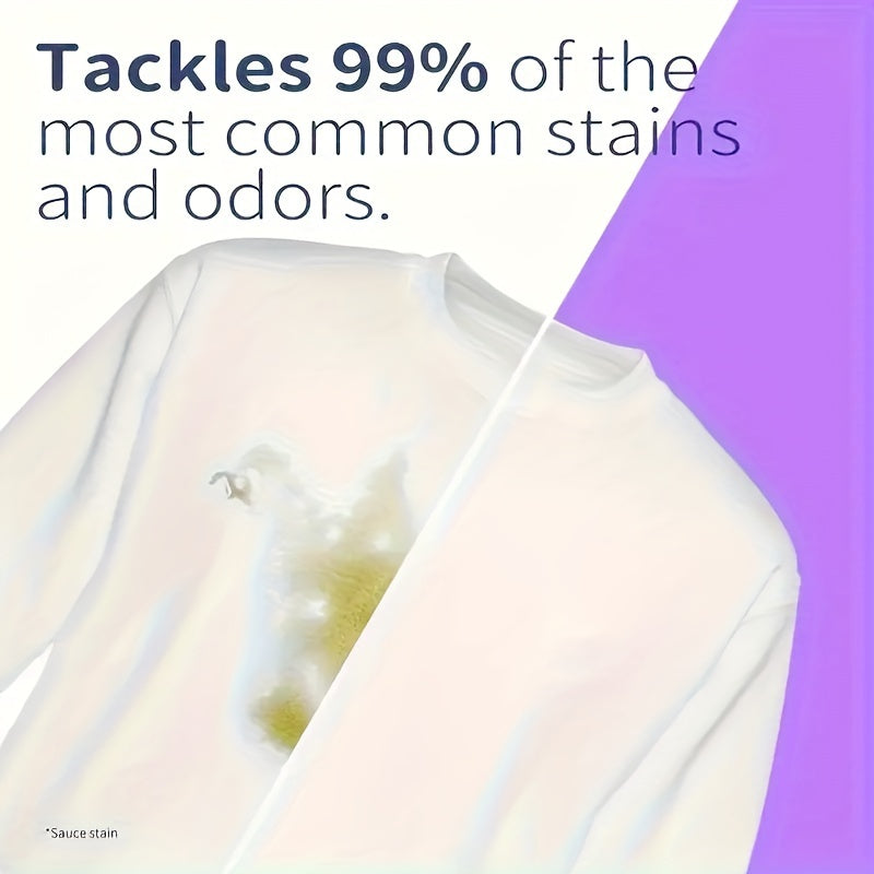 100 Pack Polystyrene Laundry Detergent Pods Water-Soluble Stain and Odor Remover