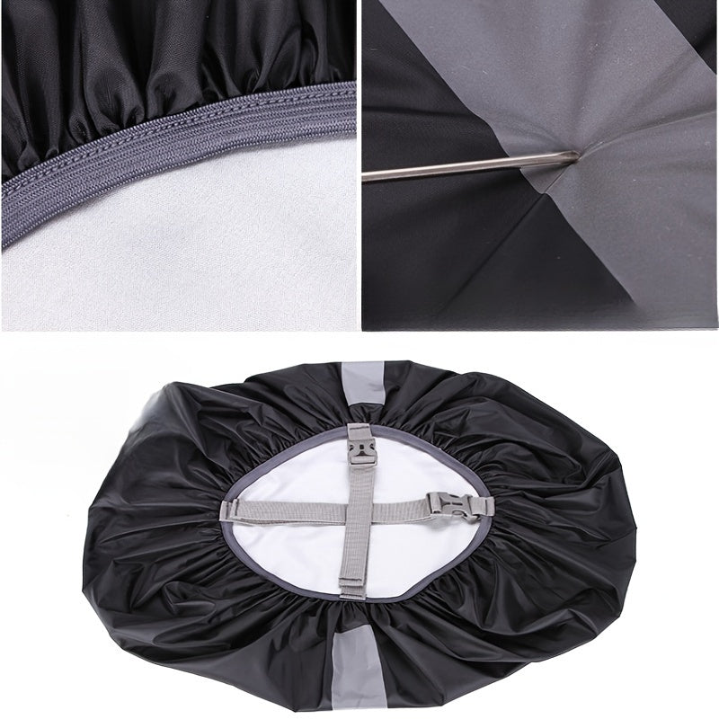 Cubierta de lluvia impermeable para mochila unisex ajustable con correa cruzada para senderismo al aire libre