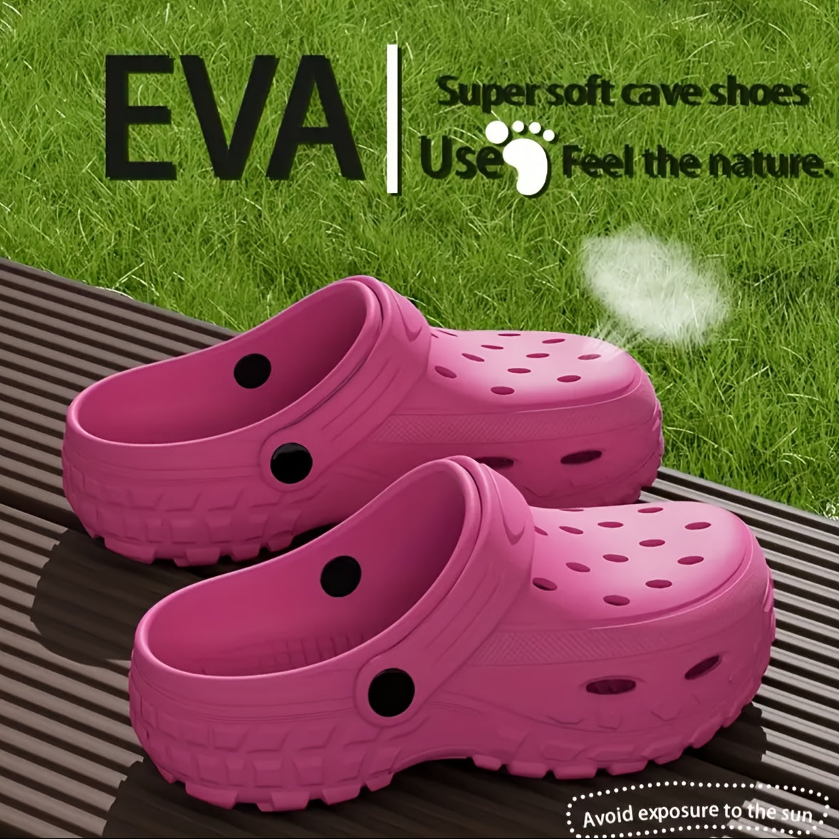 Women's EVA Summer Thick-Sole Anti-Slip Beach Slippers