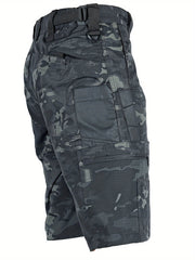 Erkaklar uchun tasodifiy bir rangli shortlar, keng kesim va ko'p cho'ntakli dizayn bilan, yoz/fasl bahorida plyaj kiyimlari yoki dam olish kunlari uchun mukammal.