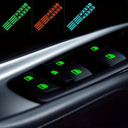 Car Interior Fluorescent Button Sticker 1pc Glow-in-the-Dark, Multi-Color