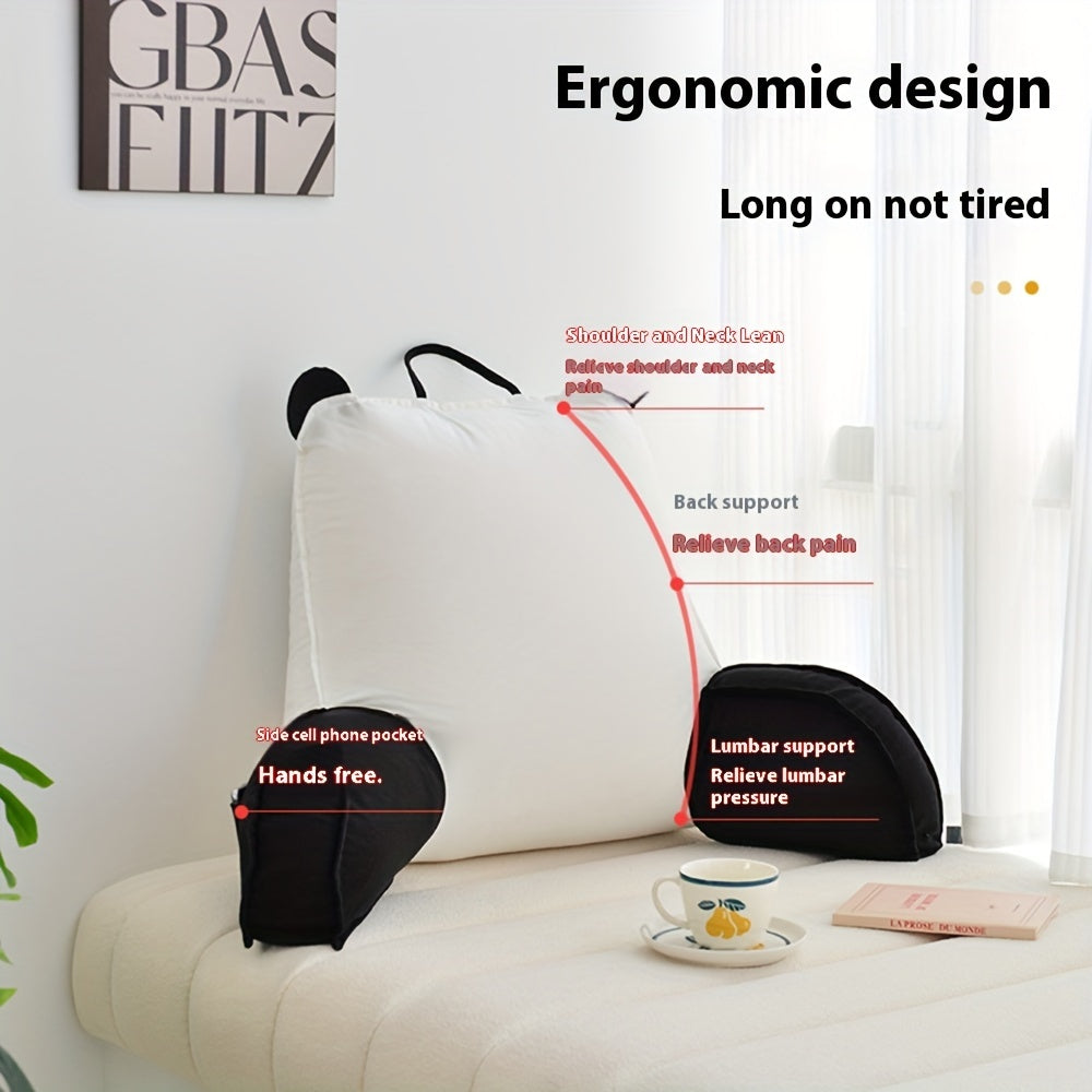 Yumshoq Polyester Homiladorlik Yostiqchasi Bo'yin va Belni Qo'llab-quvvatlaydi - Yotoqda yoki Divanda O'qish Uchun Ideal