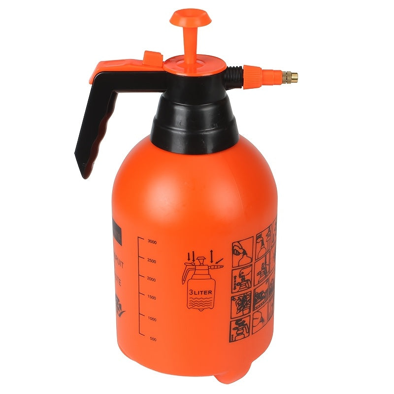 2/3L High-Pressure Garden Sprayer with Adjustable Nozzle for Lawn and Home Cleaning