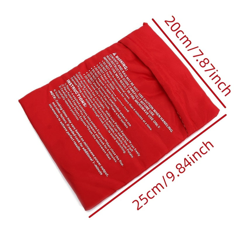 Mikroto'lqinli pechda pishiriladigan sumka bilan mukammal kartoshkalarni tez pishiring