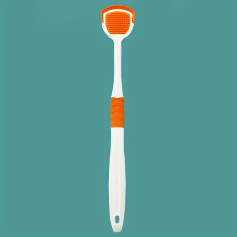 Adult Silicone Tongue Scraper for Bad Breath Relief Oral Care Tool