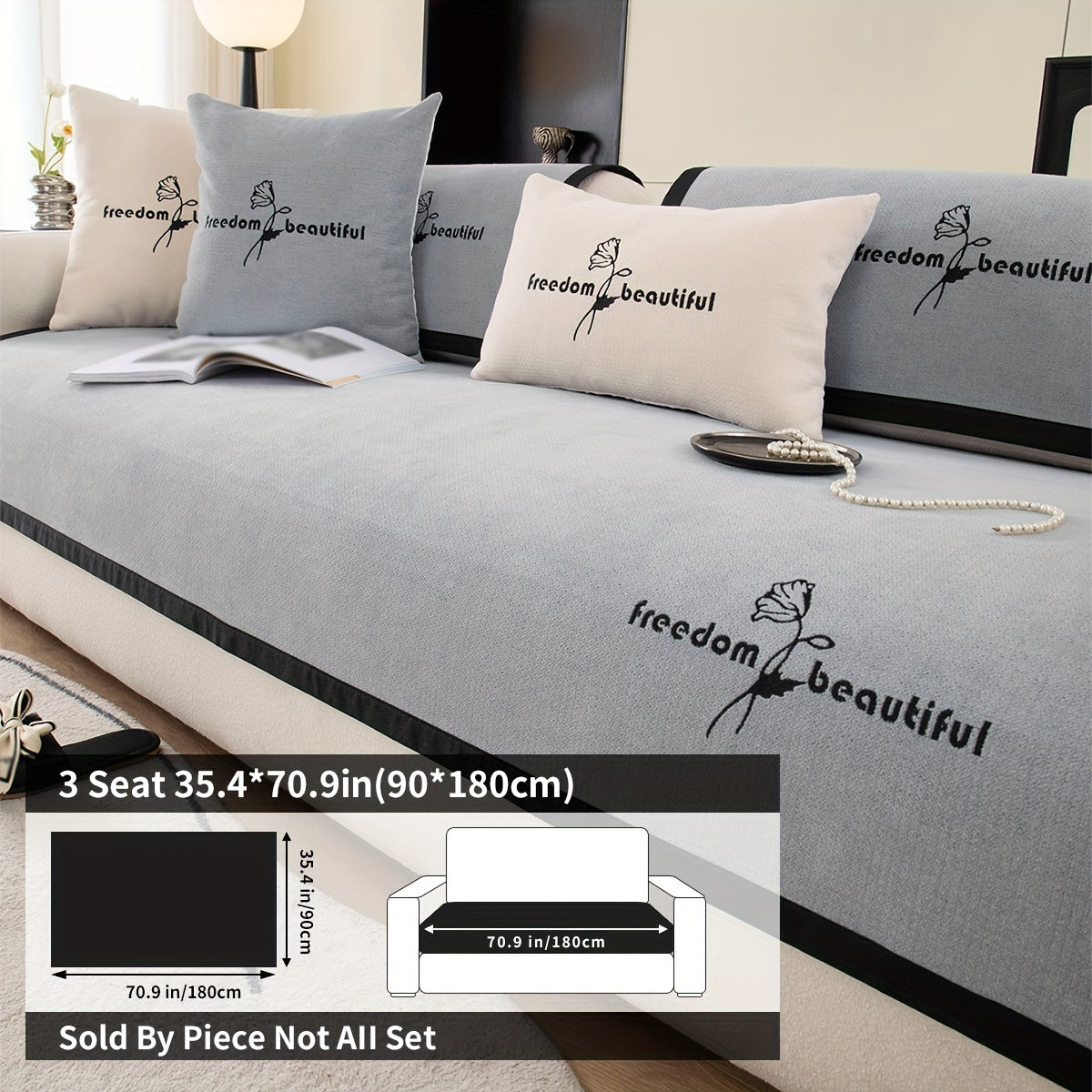 Современная накидка на диван из полиэстера для кресла, loveseat, 3-4 местного секционного