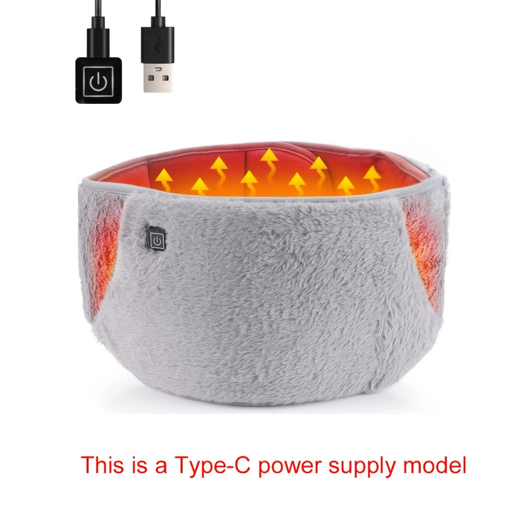 Уютный USB нагревающий пояс для талии CozyCare, идеальный праздничный подарок для женщин, нагрев области талии и живота, без необходимости батареи