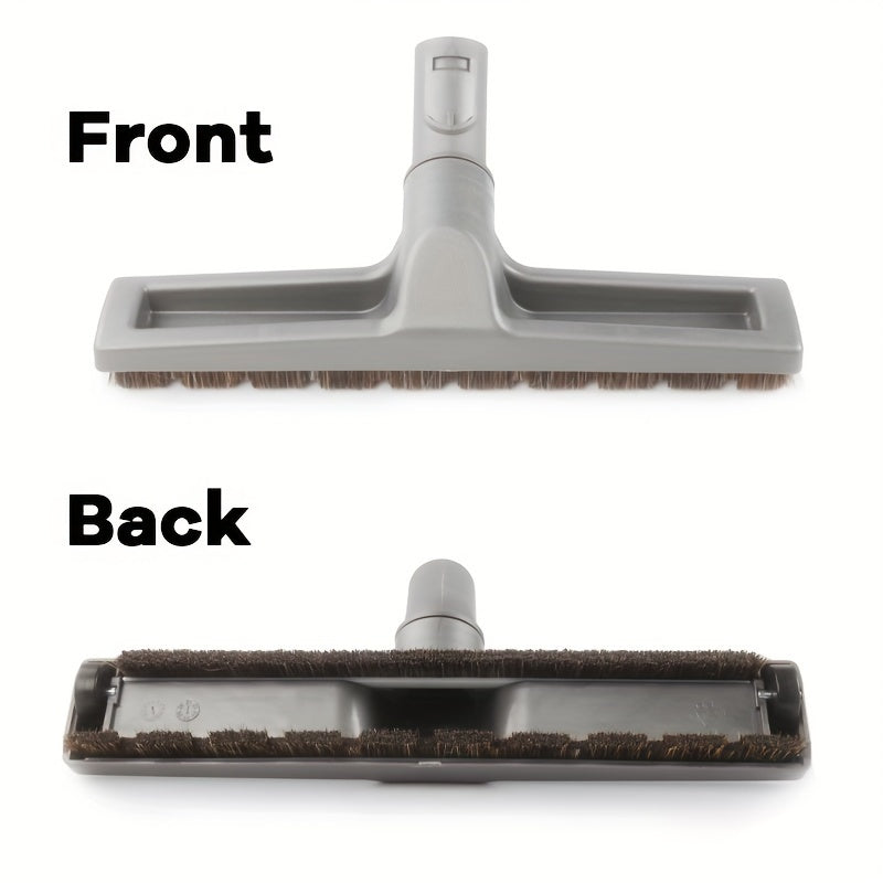 Vacuum Attachment with Horsehair Bristles for Soft Floor Dust Cleaning