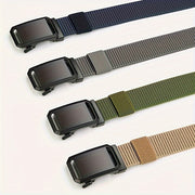 Мужской нейлоновый ремень с автоматической пряжкой для активного отдыха и повседневной носки