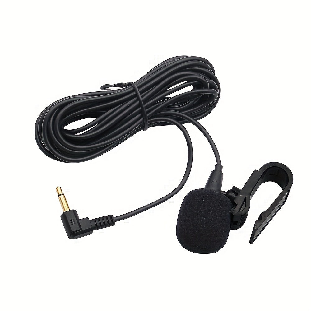 Wired Car Microphone with 3.5mm Clip Jack for Streaming and Audio Systems